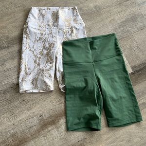 Carbon38 biker shorts
